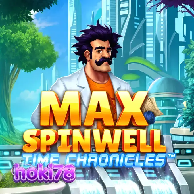 Tampilan visual slot Max Spinwell: Time Chronicles dengan tema perjalanan waktu.
